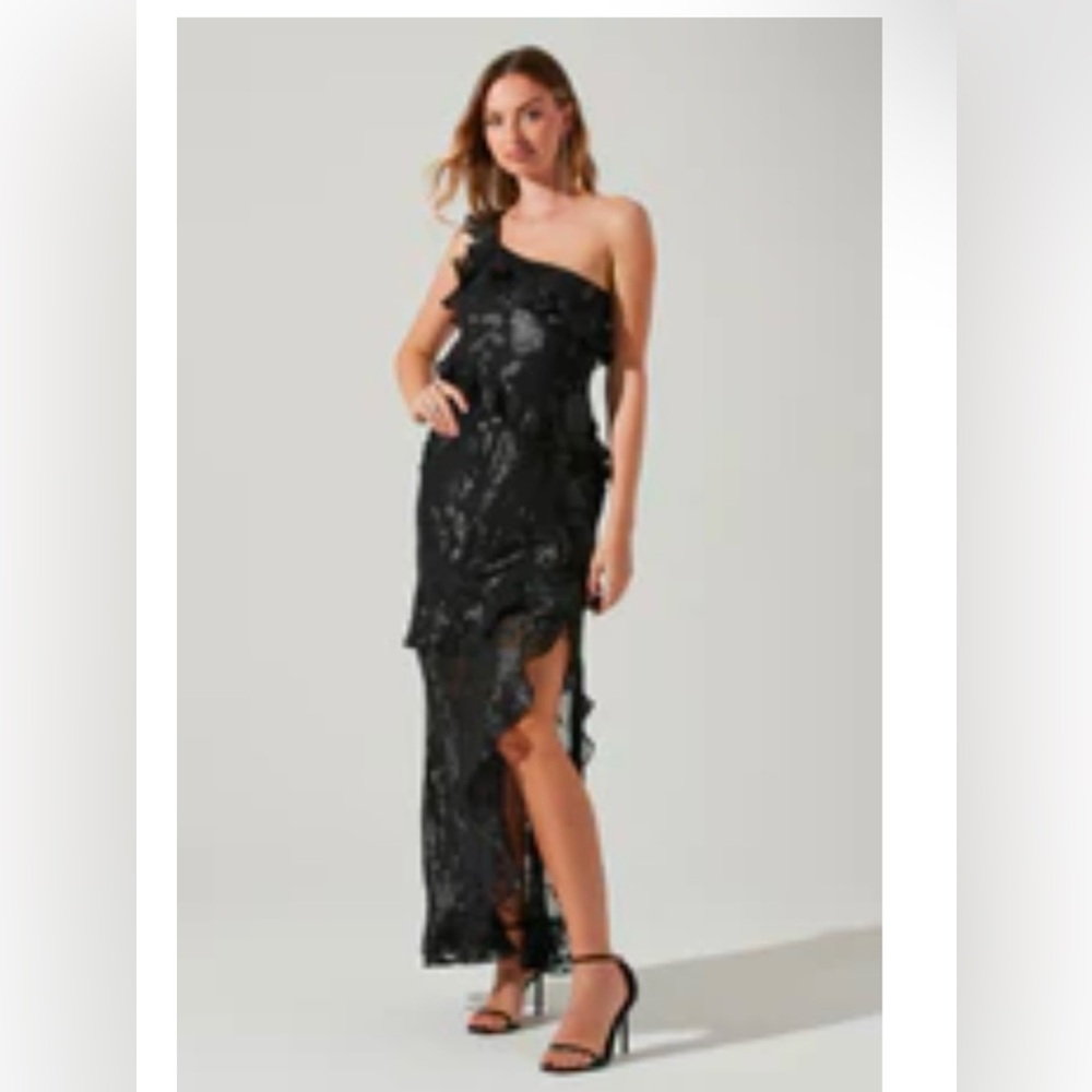 Astr The Label Black Dress Formal Events Weddings